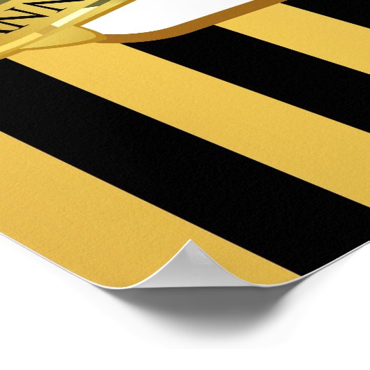 Elegant 50th Wedding Jubileum Poster (Hoek)