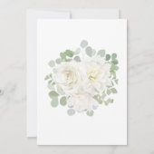 Elegant 50th Wedding Jubileum Uitnodiging (Achterkant)