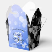 Elegant 51st Sapphire Wedding Jubileum Bedankdoosjes (Geopend)