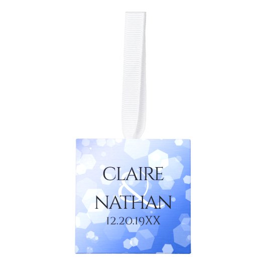 Elegant 51st Sapphire Wedding Jubileum Decoratie (Voorkant)