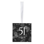 Elegant 51st Sapphire Wedding Jubileum Decoratie (Rechts)