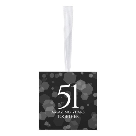 Elegant 51st Sapphire Wedding Jubileum Decoratie (Rechts)