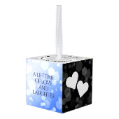 Elegant 51st Sapphire Wedding Jubileum Decoratie (Achter hoekig)