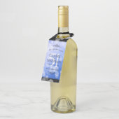 Elegant 51st Sapphire Wedding Jubileum Flessenhanger (Schuin)