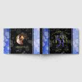 Elegant 51st Sapphire Wedding Jubileum Gastenboek (Volledig)