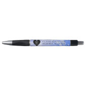 Elegant 51st Sapphire Wedding Jubileum Pen (Voorkant)