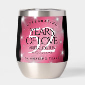 Elegant 52nd Star Ruby Wedding Jubileum (Achterkant)