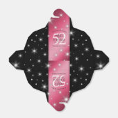 Elegant 52nd Star Ruby Wedding Jubileum Bedankdoosjes (Uitgevouwen)