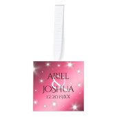 Elegant 52nd Star Ruby Wedding Jubileum Decoratie (Voorkant)