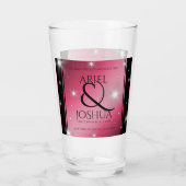 Elegant 52nd Star Ruby Wedding Jubileum Glas (Achterkant)