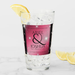 Elegant 52nd Star Ruby Wedding Jubileum Glas