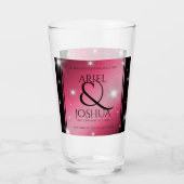 Elegant 52nd Star Ruby Wedding Jubileum Glas (Voorkant)