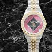 Elegant 52nd Star Ruby Wedding Jubileum Horloge