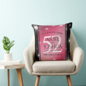 Elegant 52nd Star Ruby Wedding Jubileum Kussen (Stoel)