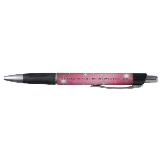 Elegant 52nd Star Ruby Wedding Jubileum Pen (Bodem)