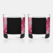 Elegant 52nd Star Ruby Wedding Jubileum Whisky Glas (Links)