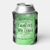 Elegant 55th Emerald Wedding Jubileum Blikjeskoeler (Blikje Achterkant)