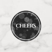 Elegant 55th Emerald Wedding Jubileum Confetti (Kleine voorkant)