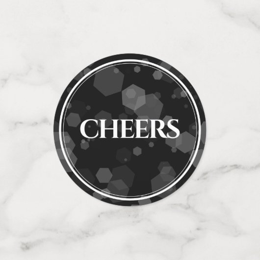 Elegant 55th Emerald Wedding Jubileum Confetti (Kleine voorkant)