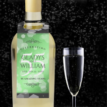 Elegant 55th Emerald Wedding Jubileum