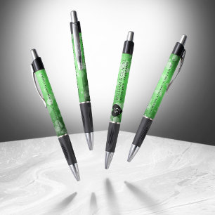 Elegant 55th Emerald Wedding Jubileum Pen