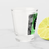 Elegant 55th Emerald Wedding Jubileum Shot Glas (Links)