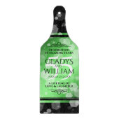 Elegant 55th Emerald Wedding Jubileum Snijplank (Voorkant)