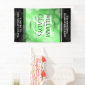 Elegant 55th Emerald Wedding Jubileum Spandoek (Insitu)