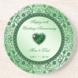 Elegant 55th Wedding Jubileum Onderzetter