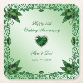 Elegant 55th Wedding Jubileum Onderzetter