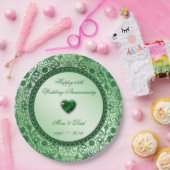 Elegant 55th Wedding Jubileum Paper Bord (Feest)