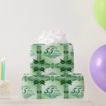 Elegant 55th Wedding Jubileum Wrapping Paper Cadeaupapier<br><div class="desc">Een Digitalcon-Afbeeldingen ontwerp met een smaragdgroene kleur en een levendig ontwerpthema met een verscheidenheid aan aangepaste afbeeldingen, vormen, patronen, stijlen en lettertypen in dit 'Emerald Wedding Jubileum'-weidepapier van het type 'Emerald Wedding'. Het aantrekkelijke en elegante ontwerp is compleet met een opgerold display, als aanvulling op uw eigen speciale gelegenheid.COMPLETE WEDDING...</div>