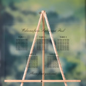 Elegant 5 Tafel Zitkaart Acryl Teken Acryl Bord (Neutraal)