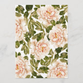 Elegant 5 x 7 Bloemen Trouwtafel Nummers (Achterkant)