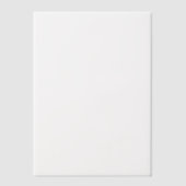 Elegant 5" x 7" Flat Vellum Sheet for Invitations Vellum Uitnodigingen (Voorkant)