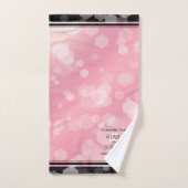 Elegant 5e Roos Quartz Wedding Jubileum Bad Handdoek (Handdoek)