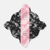 Elegant 5e Roos Quartz Wedding Jubileum Bedankdoosjes (Uitgevouwen)