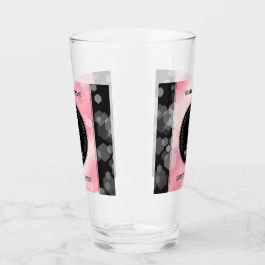 Elegant 5e Roos Quartz Wedding Jubileum Glas (Links)