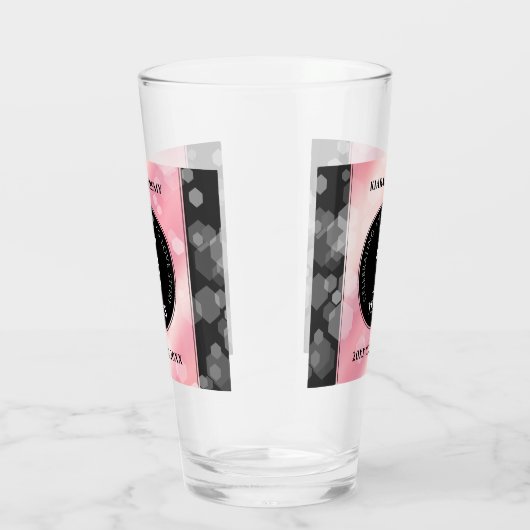 Elegant 5e Roos Quartz Wedding Jubileum Glas (Rechts)