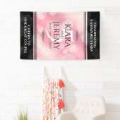 Elegant 5e Roos Quartz Wedding Jubileum Spandoek (Insitu)