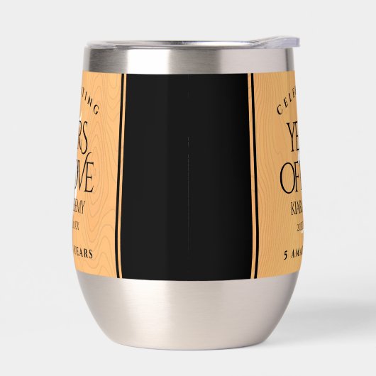 Elegant 5th Wood Wedding Jubileum Celebration (Links)