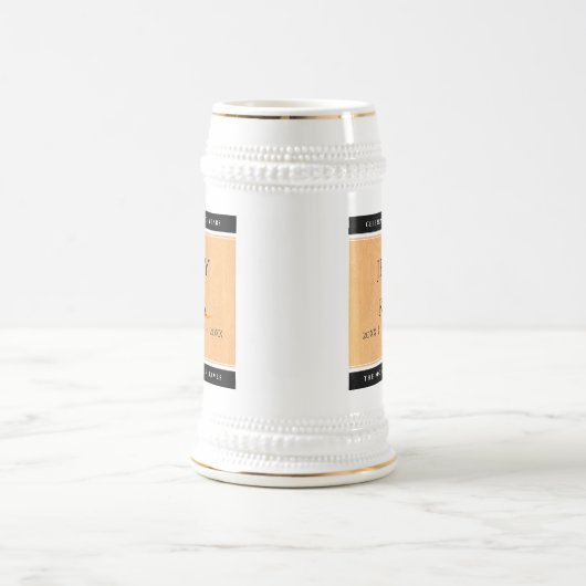 Elegant 5th Wood Wedding Jubileum Celebration Bierpul (Center)