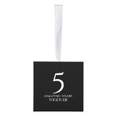 Elegant 5th Wood Wedding Jubileum Celebration Decoratie (Rechts)