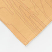 Elegant 5th Wood Wedding Jubileum Celebration Fleece Deken (Hoek)