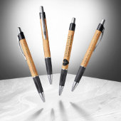 Elegant 5th Wood Wedding Jubileum Celebration Pen