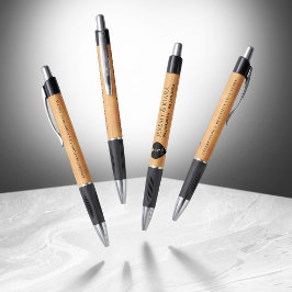 Elegant 5th Wood Wedding Jubileum Celebration Pen