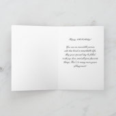 Elegant 60 en Fabulous Ornament 60th Birthday Kaart (Binnen)