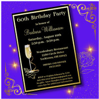 Elegant 60 Zestig Verjaardag ECHT Goud