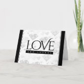 Elegant 60e 75e Diamond Bruiloft Jubileum Bedankkaart (Voorkant)