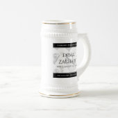 Elegant 60e 75e Diamond Bruiloft Jubileum Bierpul (Voorkant rechts)